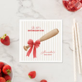 スポーツベースボールホームランブライダルシャワー スタンダードカクテルナプキン (インサイチュ)