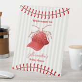 スポーツベースボールホームランブライダルシャワー 台座サイン (インサイチュ)