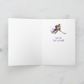 スポーツホッケーありがとう カード (内部)