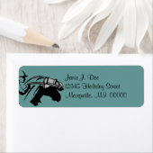 スポーツホースレーシング&ジョッキー差出人住所ラベル ラベル (インサイチュ)