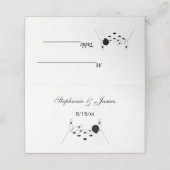 スポーツボウリングボール及びピン座席表 プレイスカード (外部開封)