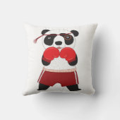 スポーツボクシングパンダベア装飾用クッション クッション (裏面)