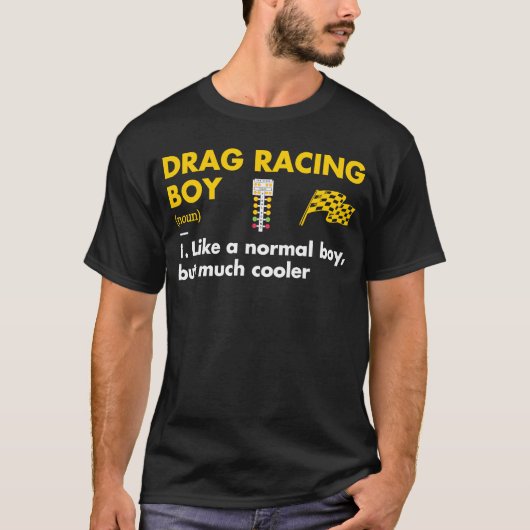 スポーツボーイ定義ドラッグレース Tシャツ (正面)