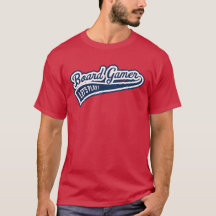 スポーツボードゲーム好きの男性向けTシャツ