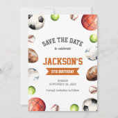 スポーツボールすべてのスポーツがボールを持ちよう セーブザデート (正面)