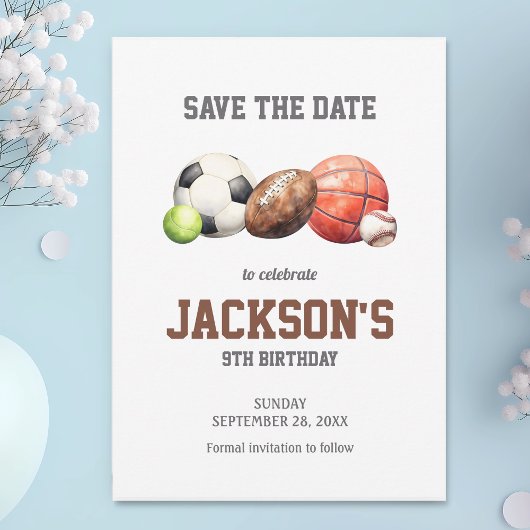 スポーツボールみんなでボールしよう セーブザデート