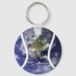 スポーツボールテニスアース キーホルダー