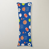 スポーツボールテーマ収集抱き枕 ボディピロー (正面縦)