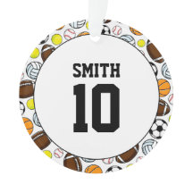 スポーツボールプレイヤー名番号子供おもしろい