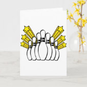 スポーツボールボーリング監督チームがストライキ カード (黄色い花)