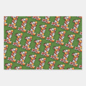 スポーツボール1st誕生日パーティー ラッピングペーパーシート (正面2)