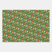 スポーツボール1st誕生日パーティー ラッピングペーパーシート (正面)