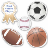 スポーツボール シール (正面)