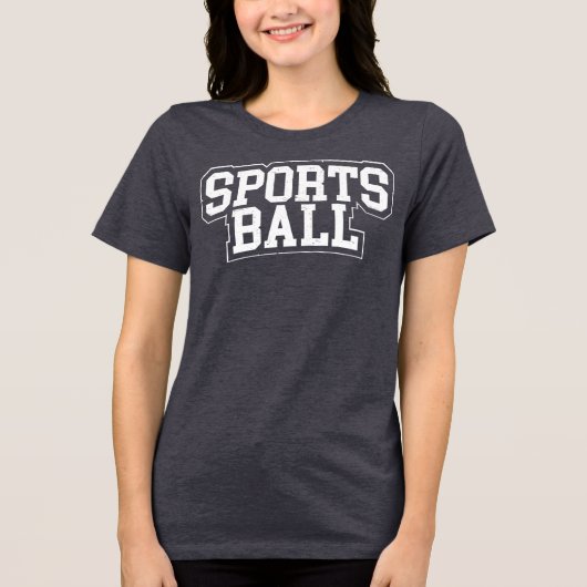 「スポーツボール」 トライブレンドＴシャツ (正面)