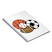 スポーツボール ノートブック (右側)