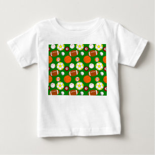 スポーツボール ベビーTシャツ