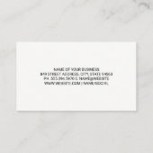 スポーツボール | 陸上競技 名刺 (裏面)