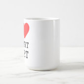 スポーツポートが好き コーヒーマグカップ (中央)