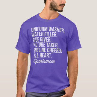 スポーツママのための婦人用ユニフォームウォッシャーのギフト ヴィンテージ Tシャツ