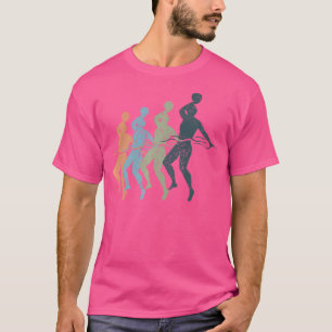 スポーツママパパシルエット – ヴィンテージウォーターポロ Tシャツ