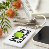 スポーツマムテニスデザイン キーホルダー (正面右)