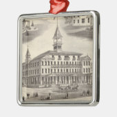 スポーツマンのホール及びコテージ メタルオーナメント (左)