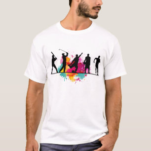 スポーツマンの人のTシャツ Tシャツ