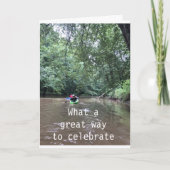 スポーツマンまたは女性へのハッピーバースデー カード (正面)