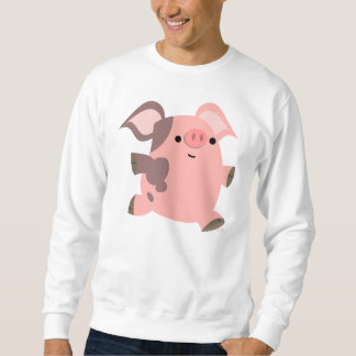 スポーツマンガ豚Tシャツ スウェットシャツ