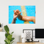 スポーツマンシップの握手 ポスター (ホームオフィス)