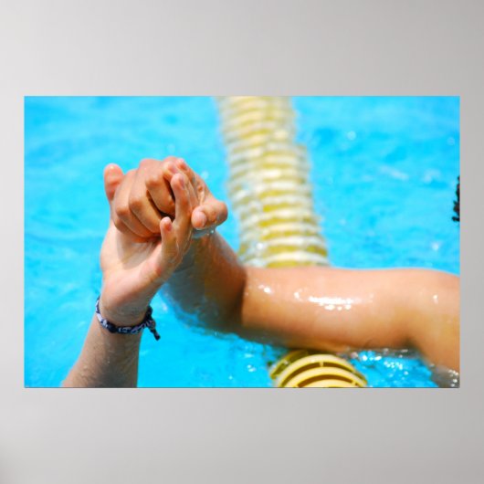 スポーツマンシップの握手 ポスター (正面)