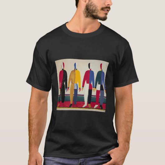スポーツマンバイカジミール・マレビッチ Tシャツ (正面)