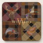 スポーツマン狩猟テーマ コースター (正面)