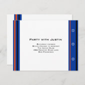 スポーツメッツベースボールバー（ユダヤ教の）バル・ミツバー披露宴カード エンクロージャーカード (正面/裏面)