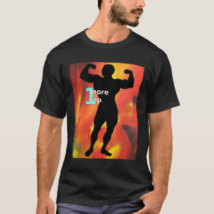 スポーツモダンエレガントボディビルポップ・アートのアートトレンディー Tシャツ