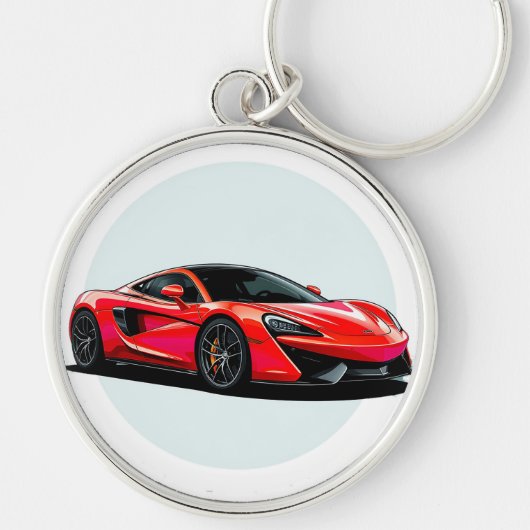スポーツモダンカー キーホルダー (正面)