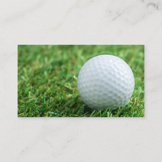 スポーツモダンゴルフテーマ名刺 名刺 (裏面)