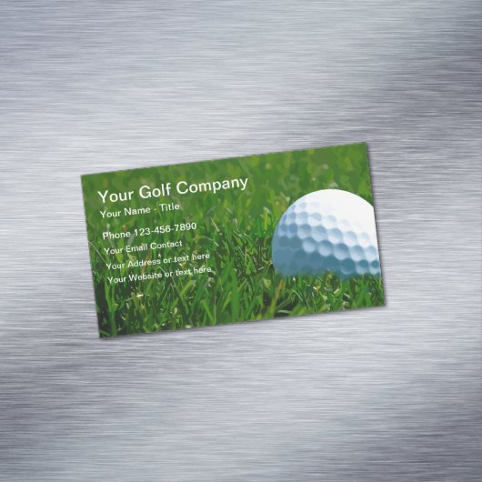 スポーツモダンゴルフテーマ磁気ビジネスカード マグネット名刺 (インサイチュ)
