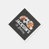 スポーツモダン誕生会 スタンダードカクテルナプキン (角)