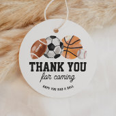 スポーツモダン誕生日メッセージカード フェイバータグ