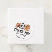 スポーツモダン誕生日メッセージカード フェイバータグ (インサイチュ)