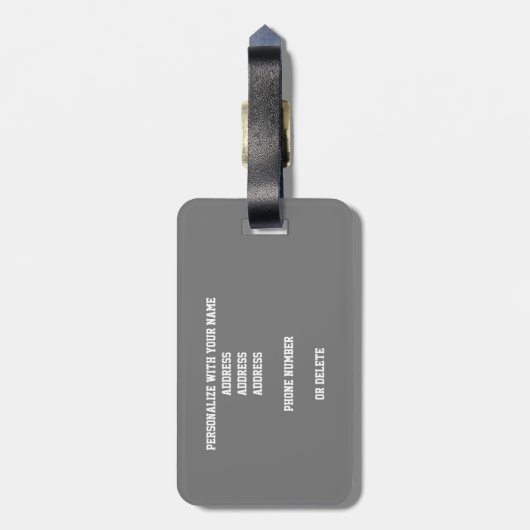 スポーツモノグラムのギフト女子ピンクのソフトボール ラゲッジタグ (裏面縦)