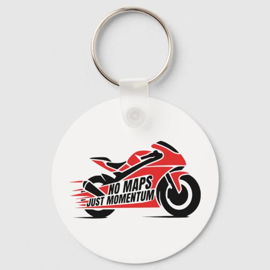スポーツモーターサイクル キーホルダー (正面)