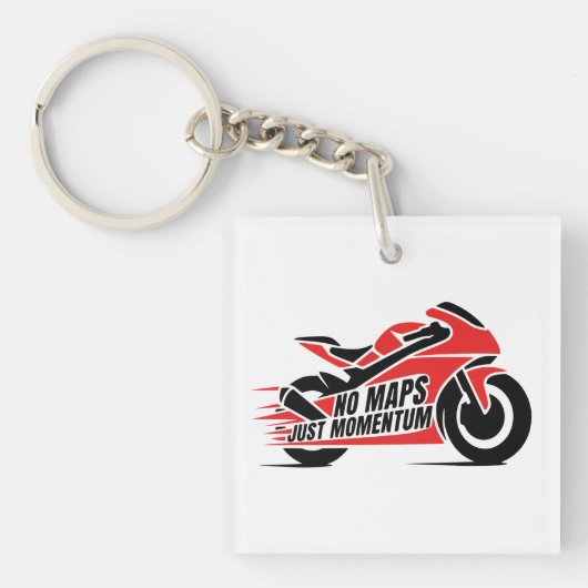 スポーツモーターサイクル キーホルダー (正面)