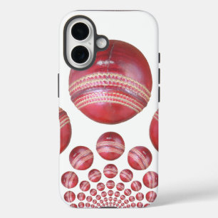 スポーツラバーズクリケットボールプリント iPhone 16ケース