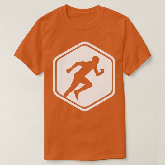 スポーツランニング趣味レジャーギフト誕生日 Tシャツ (デザイン正面)