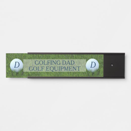 スポーツルームゴルフ機器ロッカーゴルファーパパ サインプレート (正面)