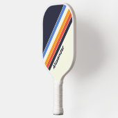 スポーツレトロストライプの5名 ピックルボールラケット (左)