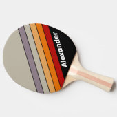 スポーツレトロヴィーストライプのブレインボー 卓球ラケット (横)