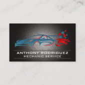 スポーツレーシングカー | 自動車部品サービス 名刺 (正面)